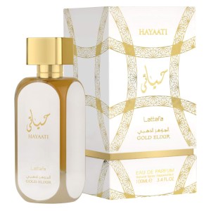 LATTAFA HAYAATI GOLD ELIXIR UNISEX 3.4 OZ EAU DE PARFUM SPRAY
