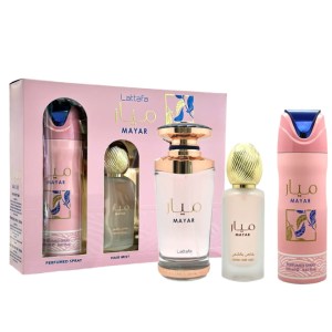 SET LATTAFA MAYAR WOMEN (3 PCS) 3.4 OZ EDP / 6.7 DEO/ 1.7 OZ